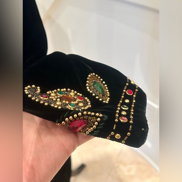 Black Velvet Sweetheart Dress, Vintage - Picture 9 of 13